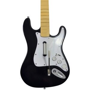 Rock Band Fender Stratocaster PS3 Wireless Guitar Controller Powers On No Dongle